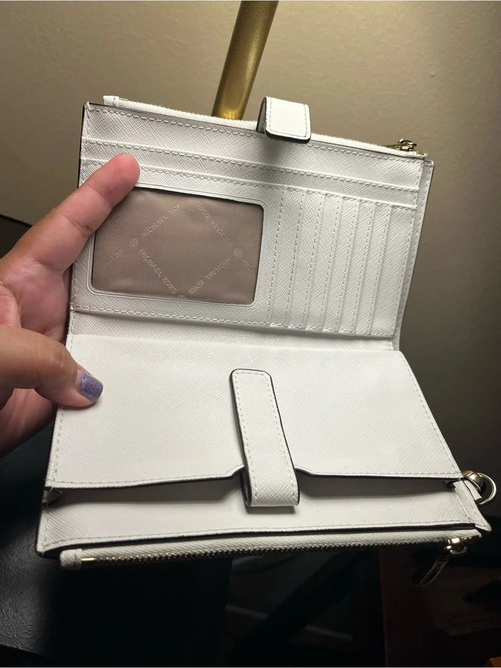 Michael Kors compact white